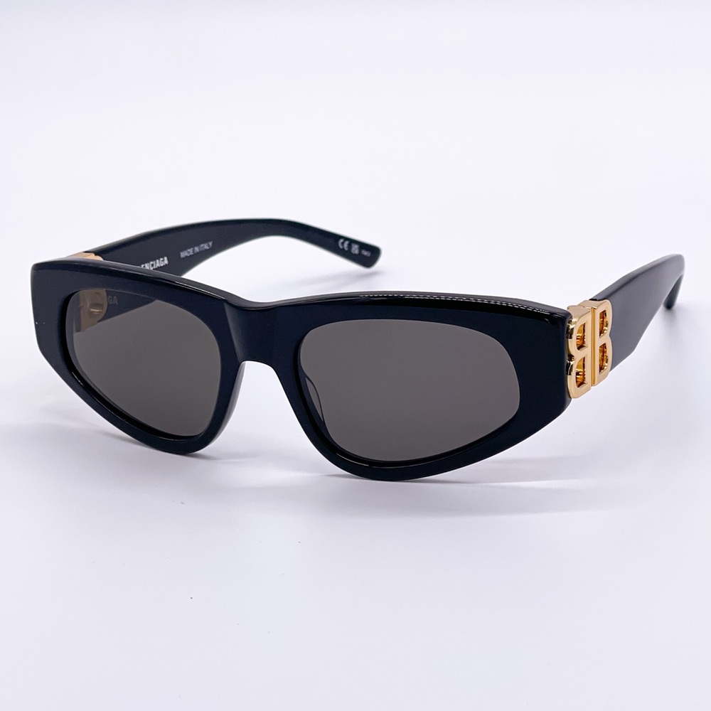 NEW BALENCIAGA BB0095S 001 UNISEX SUNGLASSES BALENCIAGA NEW BALENCIAGA EYEWEAR - Picture 4 of 12